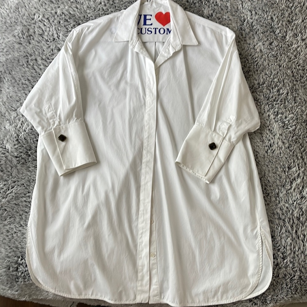 long tunic button down